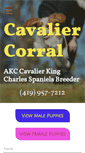 Mobile Screenshot of cavaliercorral.com